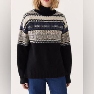 The Lambswool Fair Isle Mockneck